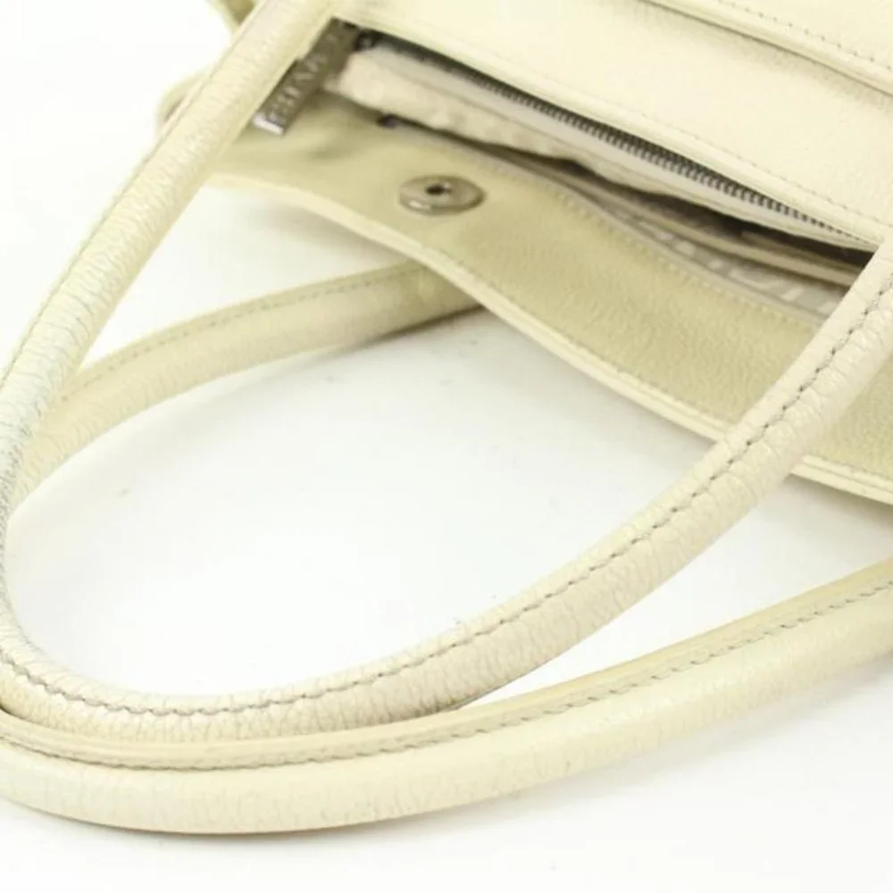 Chanel Cream Caviar Leather Cerf Reissue Tote bag 9ck216s